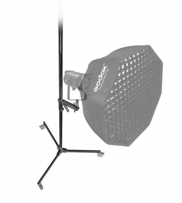 Manfrotto 231B Stativ negru cu brat culisabil [1]