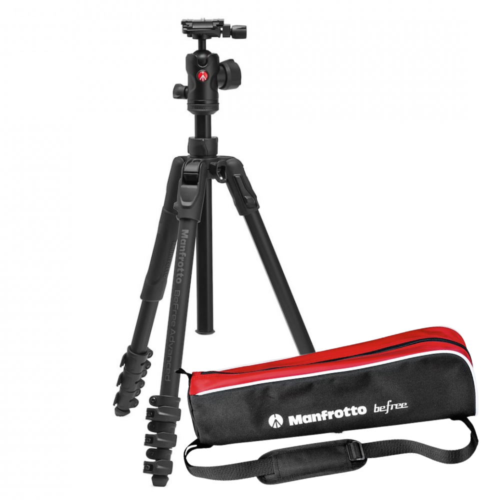 Manfrotto BeFree  AS lever kit trepied cu geanta [1]