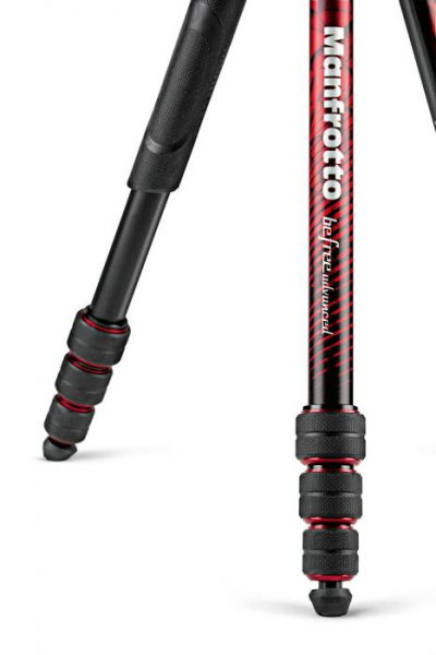 Manfrotto Befree Advanced Kit Trepied Foto Twist Red [3]