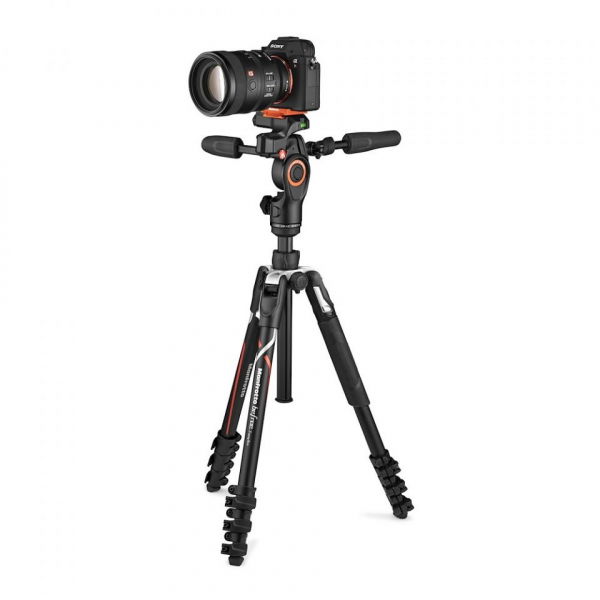 Manfrotto Befree Live 3Way Alfa Kit Trepied foto video fluid [11]