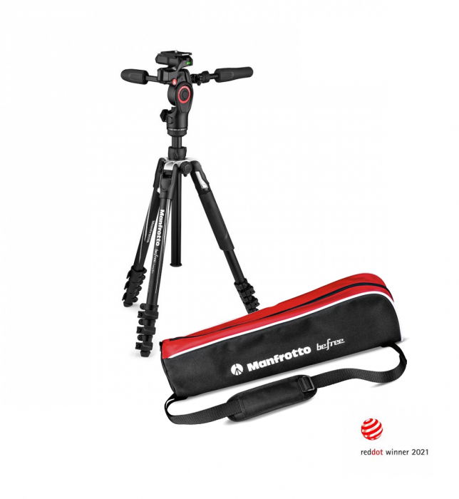 Manfrotto Befree Live 3Way Kit Trepied foto video fluid [1]