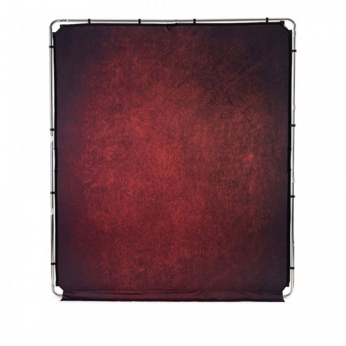 Manfrotto EzyFrame Fundal cu cadru 2 x 2.3m Crimson [2]