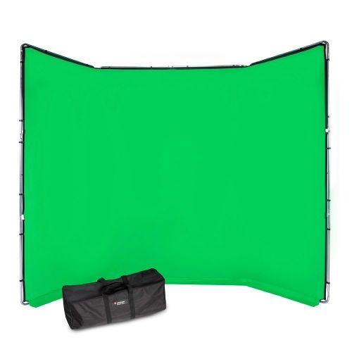 Lastolite Fundal Chroma Key verde Panoramic cu cadru inclus 4x2.90m [1]