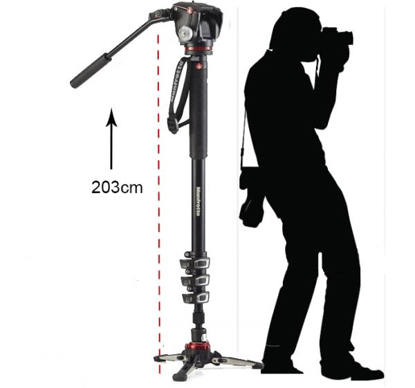 Manfrotto Monopied video fluid dedicat Mirrorless [2]