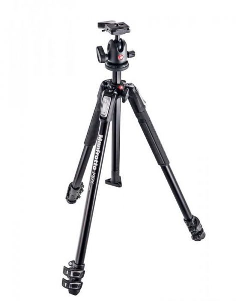 Manfrotto MK190X3-BH Kit trepied foto cu cap bila [1]