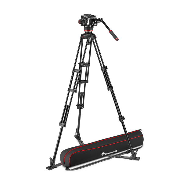Manfrotto MVK504XTWINGA Kit Trepied video cu spreader de podea [1]