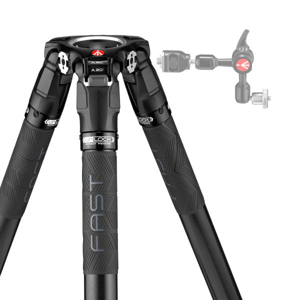 Manfrotto MVK504XSNGFC Kit Trepied video Carbon [9]