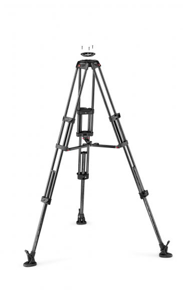Manfrotto MVK504XTWINMC Kit Trepied video Carbon cu spreader de mijloc [11]