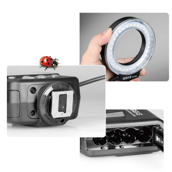 Meike FC-100 Ring Flash blit macro circular [4]
