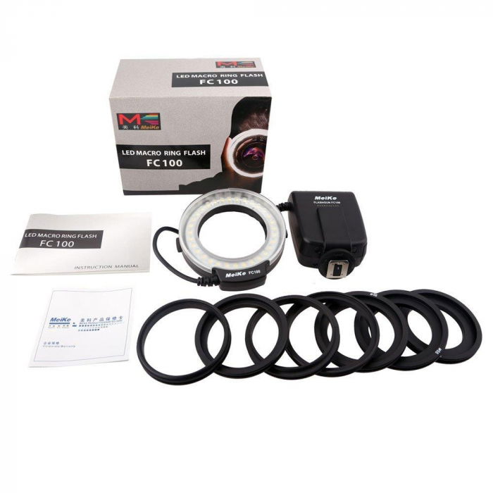 Meike FC-100 Ring Flash blit macro circular [5]