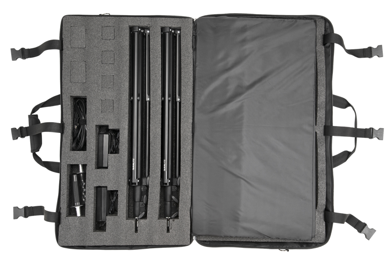 Nanlite LumiPad 25 kit de 2 panouri LED cu stative si geanta [3]