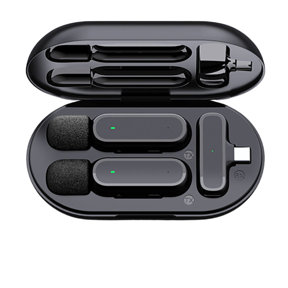 Sistem de microfon wireless dual ultracompact pentru android / iOS (USB-C) [1]