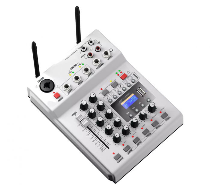 NWPro Mixer Audio cu microfon wireless dual [2]