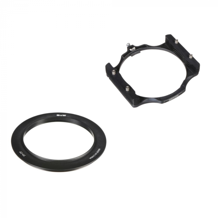 Pachet Schneider B+W Suport filtru patrat + Schneider B+W Adaptor filtru 77mm [1]