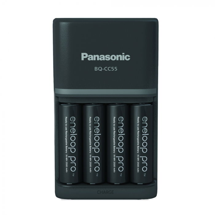 Panasonic Set incarcator cu 4 acumulatori Eneloop PRO AA 2550 mAh [1]