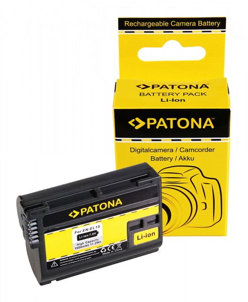 Patona Acumulator Replace Li-Ion pentru Nikon EN-EL15 1600mAh 7V [1]