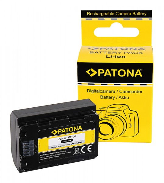 Patona Acumulator Replace Li-Ion pentru Sony NP-FZ100 1600mAh 7.2V [1]