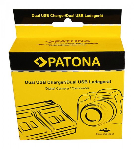 Patona Incarcator Dual pentru Sony NP-FW50 cu micro-USB [4]