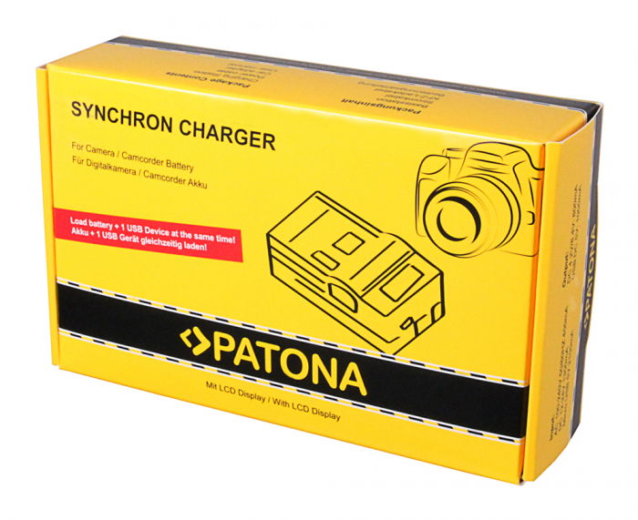 Patona Incarcator LCD Syncron USB pentru Sony NP-FZ100 [4]