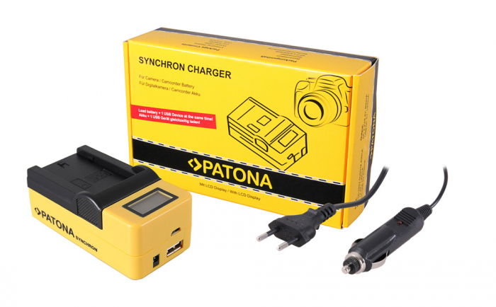 Patona Incarcator LCD Syncron USB pentru Sony NP-FZ100 [1]