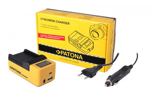 Patona Incarcator LCD Syncron USB pentru Panasonic BLC12 [1]