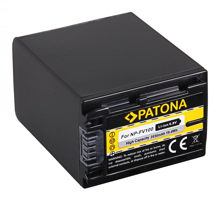Patona acumulator Sony HDR-CX110 HDR-CX170 NP-FV30 NP-FV50 NP-FV100 [4]
