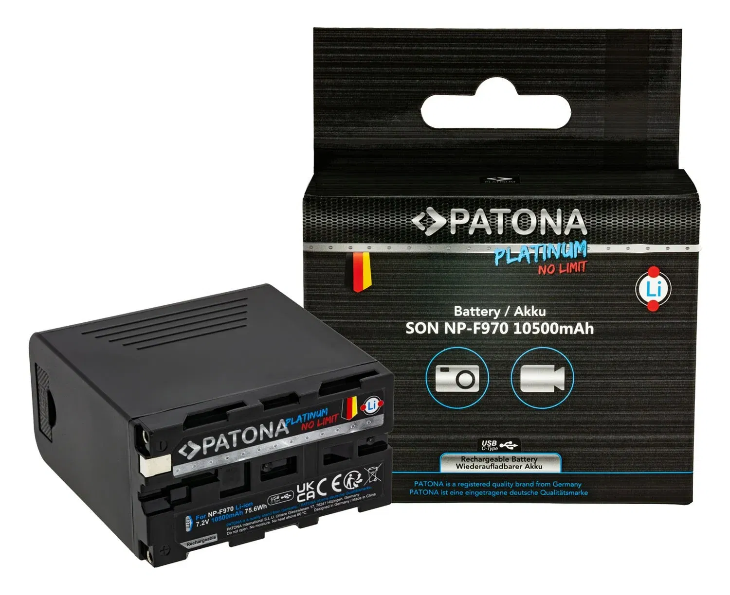 PATONA Platinum Battery f. Sony NP-F970 [1]
