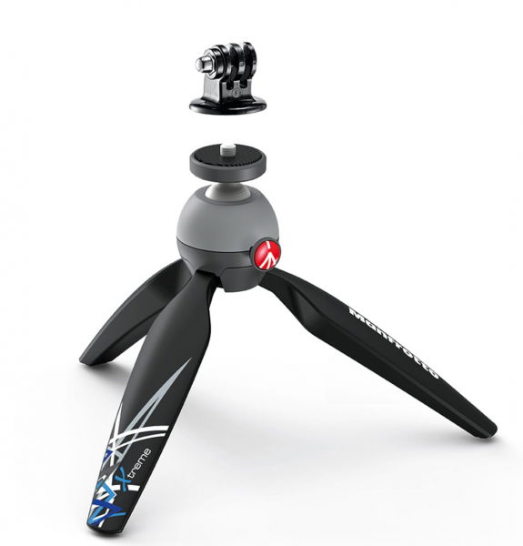 Manfrotto Pixi Xtreme Minitrepied cu prindere GoPro [1]