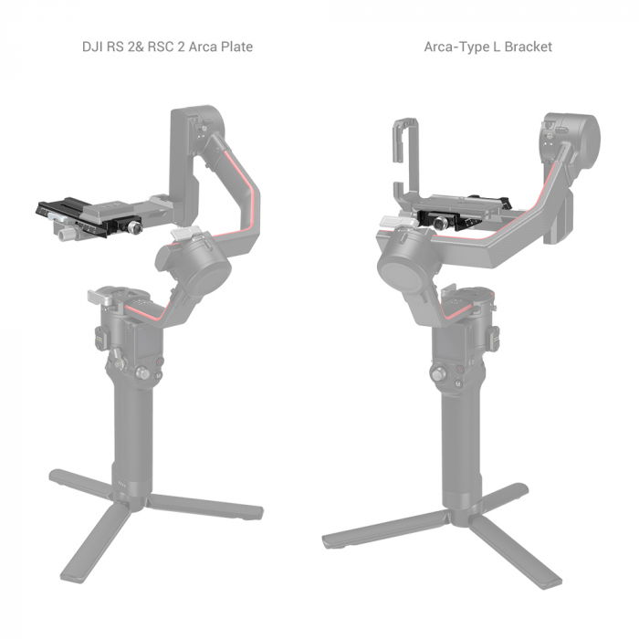 Placuta de eliberare rapida SmallRig cu Arca-Swiss pentru DJI RS 2/RSC 2/Ronin-S / RS 3 / RS 3 Pro 3061 [6]