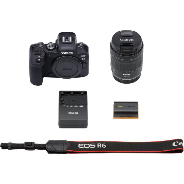 Canon EOS R6 Aparat Foto Mirrorless 20.1 MP Full-Frame 4K Kit cu Obiectiv RF 24-105mm F/4-7.1 IS STM [6]
