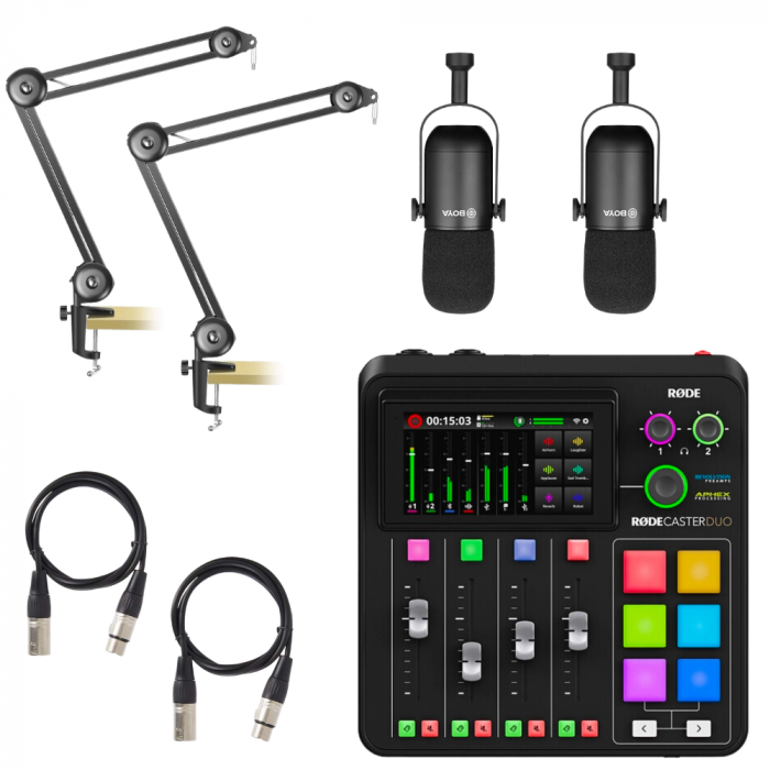Kit de podcast Rodecaster Duo pentru 2 persoane [1]