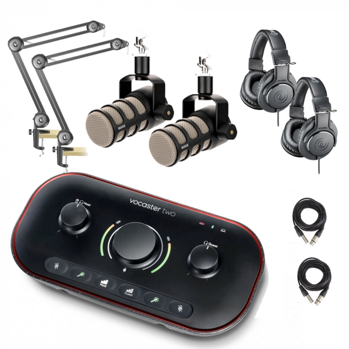 Kit Podcast Vocaster Two PodMic pentru 2 persoane [1]
