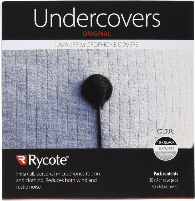 Rycote sticker undercover lavaliera negru gri alb [1]