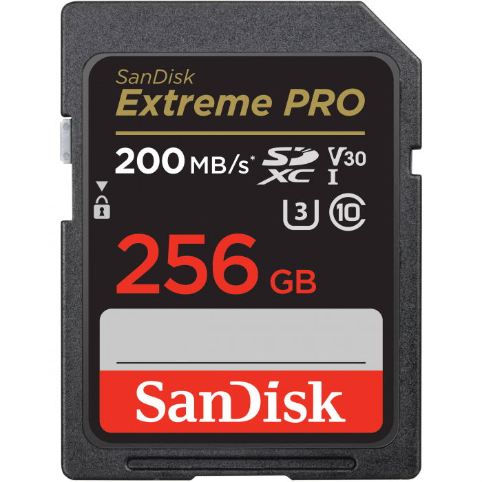 Sandisk Card memorie 256GB de 200MB/s UHS-I SDXC [1]