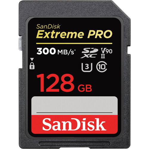 SanDisk Extreme PRO Card de Memorie 128GB SDXC 300MB/s UHS-II Class 10 [1]