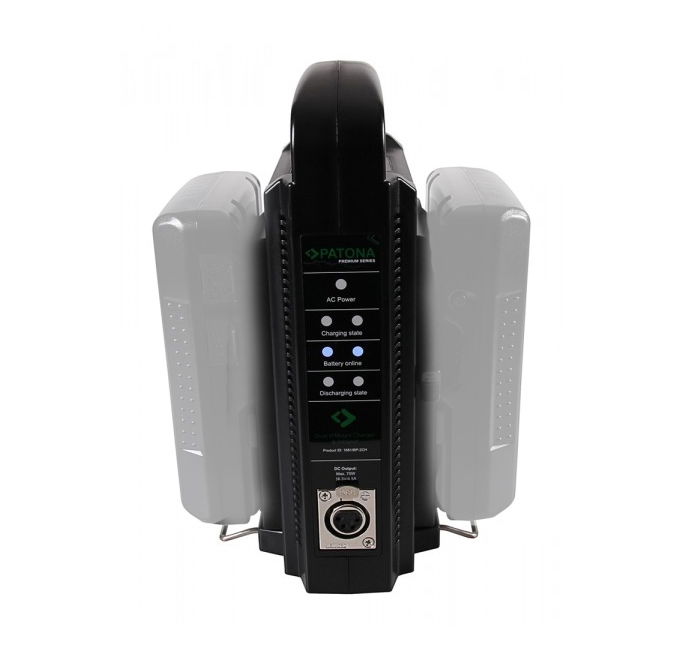 Patona Incarcator Dual V-Mount Sony cu 4-pin XLR [3]