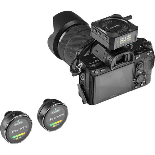 Saramonic Blink Me Sistem de microfon wireless cu clips pentru 2 persoane [2]