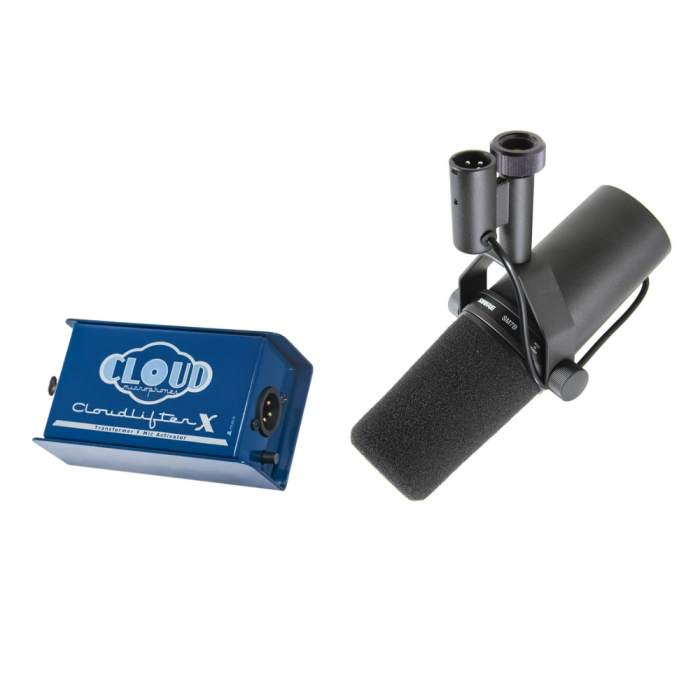 Shure SM7B + Cloudlifter X preamplificator [1]
