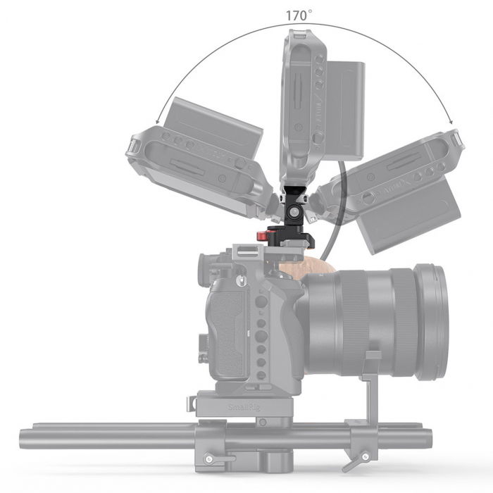 SmallRig 2906 Suport Monitor cu Sistem de Montare cu Clema NATO [6]