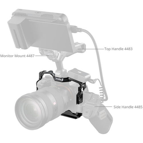 SmallRig 3667 Full Cage pentru Sony Alpha 7 IV/Alpha 7S III/Alpha 1Alpha 7R V [6]
