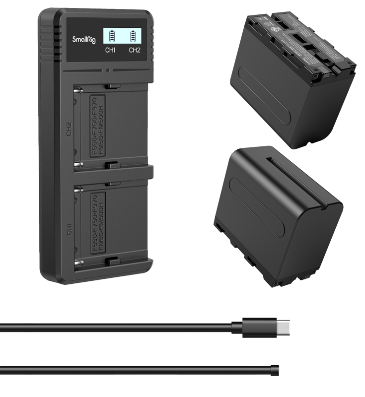 Smallrig 3823 NP-F970 Battery & Charger Kit [1]