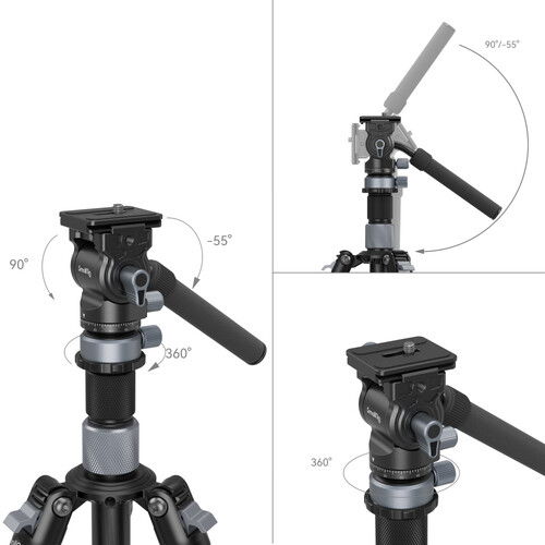 SmallRig 4221 Trepied Video din carbon 2-in1 (se transforma in monopied) [5]