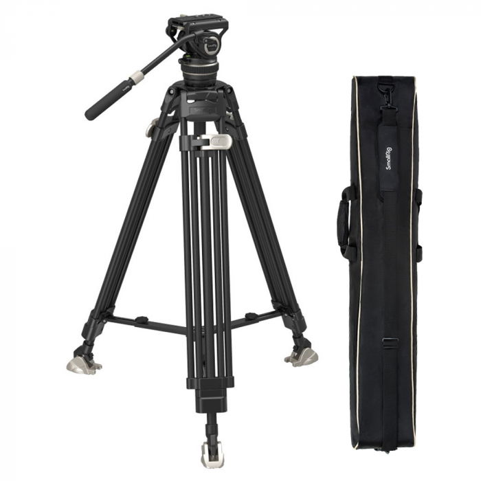 SmallRig AD-100 FreeBlazer Kit trepied video cu cap fluid heavy-duty carbon [1]