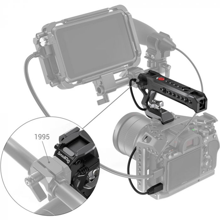 SmallRig NATO Handle Top cu Inregistrare pentru camerele Sony Mirrorless [4]