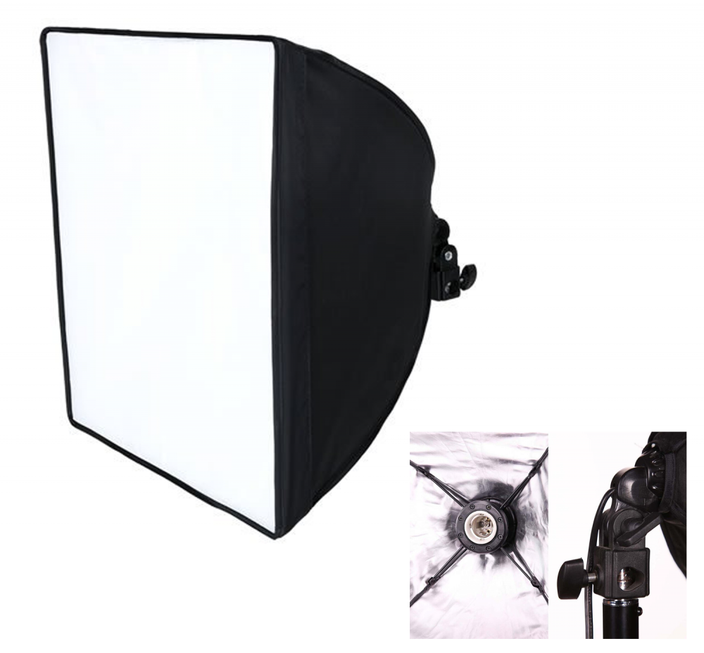 Softbox 50x50cm cu fasung E27 incorporat [1]