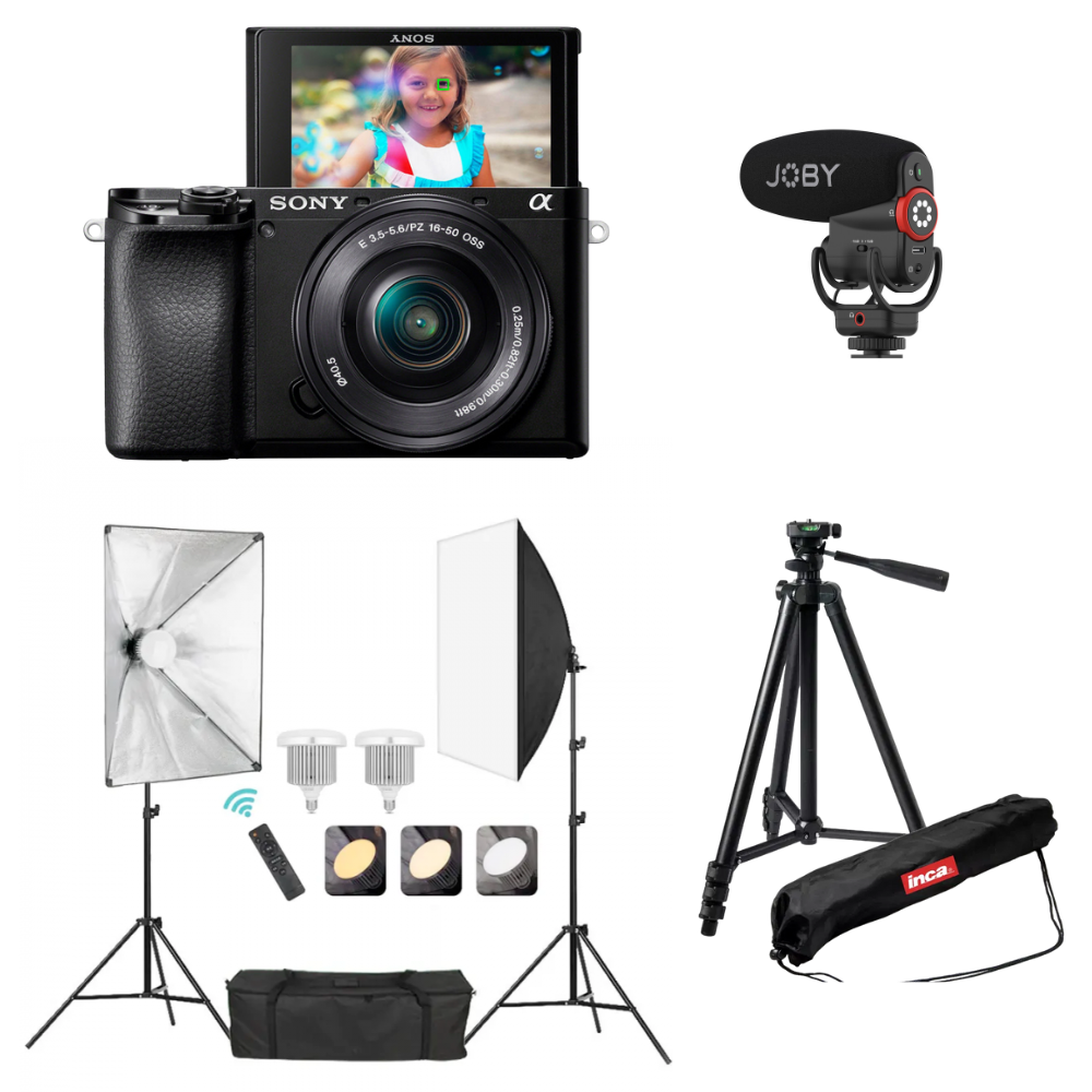 Sony A6100 kit 16-50mm 4K kit creator continut [1]