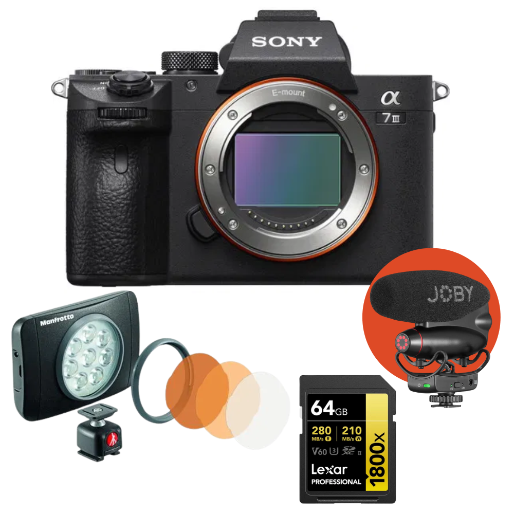Sony A7 III Body Aparat Foto Mirrorless 24MP Full Frame 4K + 3 ani garantie cu LED si card [1]