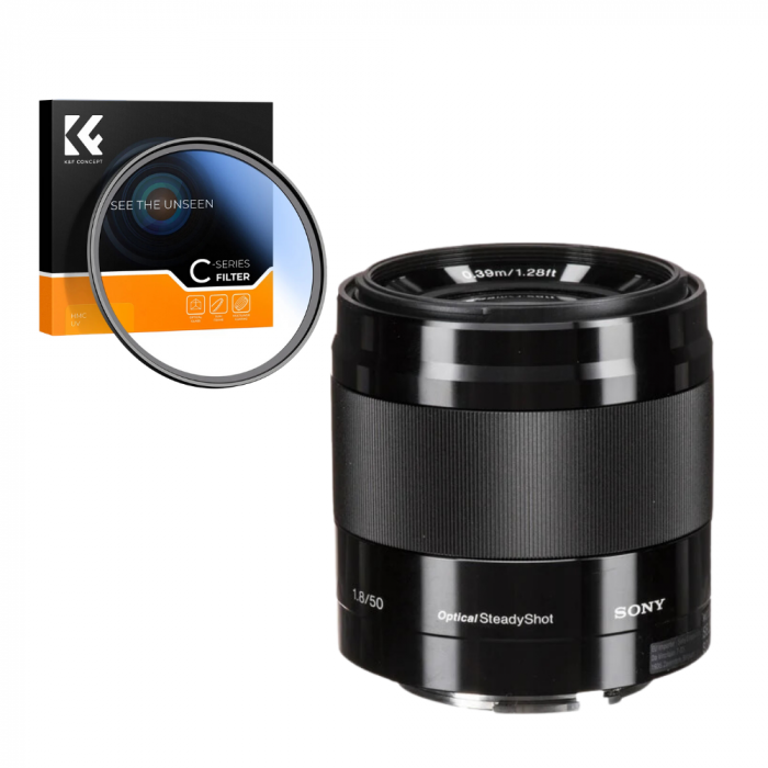 Sony 50mm f1.8 OSS Obiectiv APS-C cu filtru [1]