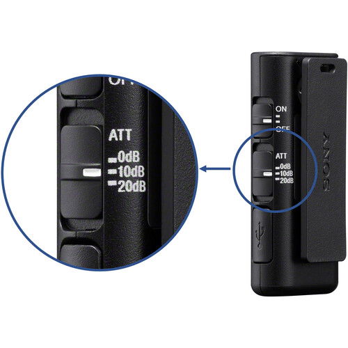 Sony ECM-W2BT Sistem digital de microfon wireless Bluetooth cu montare pentru camere foto Sony [19]