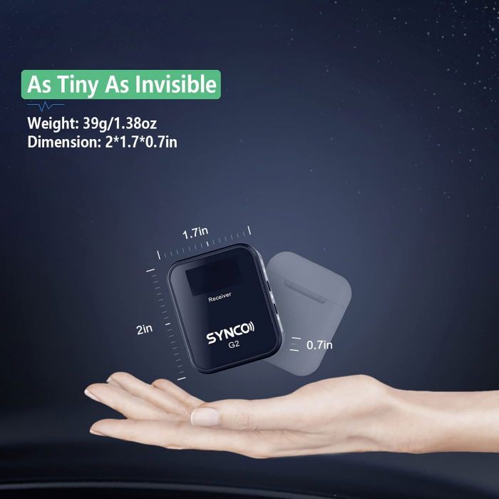 Synco G2 (A1) Lavaliera Wireless cu microfon incorporat [8]